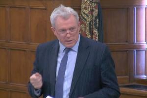 James Sunderland MP speaking in Westminster Hall