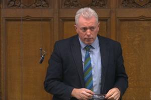 James Sunderland MP speaking in the House of Commons