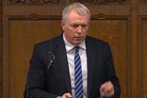 James Sunderland MP speaking in the House of Commons