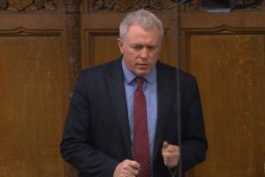 James Sunderland MP speaking in the House of Commons