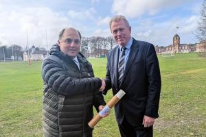 Rt Hon Ben Wallace MP and James Sunderland MP at RMA Sandhurst