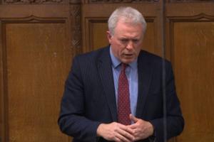 James Sunderland MP speaking in the House of Commons