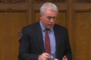 James Sunderland MP speaking in the House of Commons