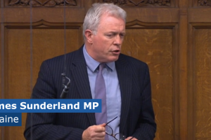 James Sunderland MP speaking in the House of Commons