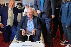 James Sunderland attends Greenpower Education Trust event