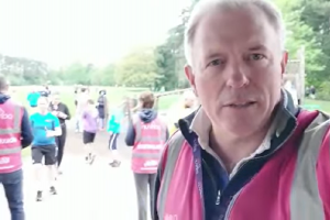 James Sunderland helps out at Bracknell Parkrun