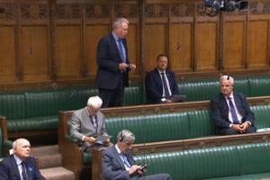 James Sunderland MP speaking in the House of Commons