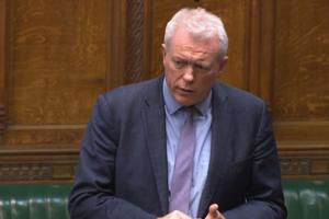 James Sunderland MP speaking in the House of Commons