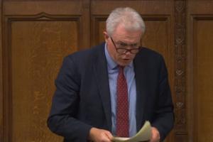 James Sunderland MP speaking in the House of Commons