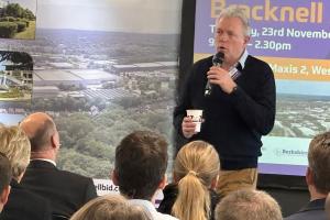 James Sunderland at the 'Invest in Bracknell' conference