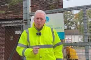 James Sunderland visits Thames Water