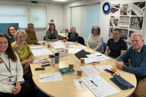 James Sunderland MP at a strategy meeting of Youthline Bracknell Forest