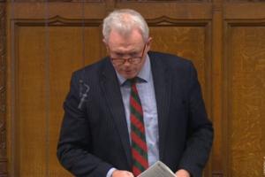 James Sunderland MP speaking in the House of Commons