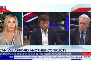 James Sunderland interviewed on GB News Live