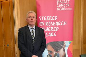 James Sunderland backs Breast Cancer Now campaign