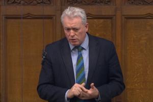 James Sunderland MP speaking in the House of Commons