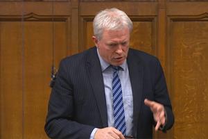 James Sunderland MP speaking in the House of Commons