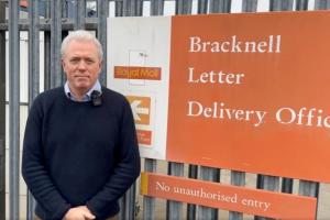 James Sunderland MP at Royal Mail Bracknell Delivery Office