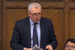 James Sunderland MP speaking in the House of Commons