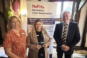 James Sunderland attends Berkshire Care Association Awards