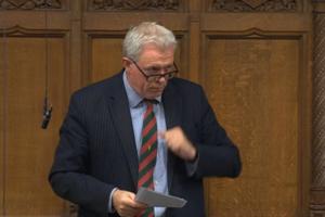 James Sunderland MP speaking in the House of Commons