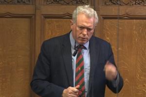 James Sunderland MP speaking in the House of Commons